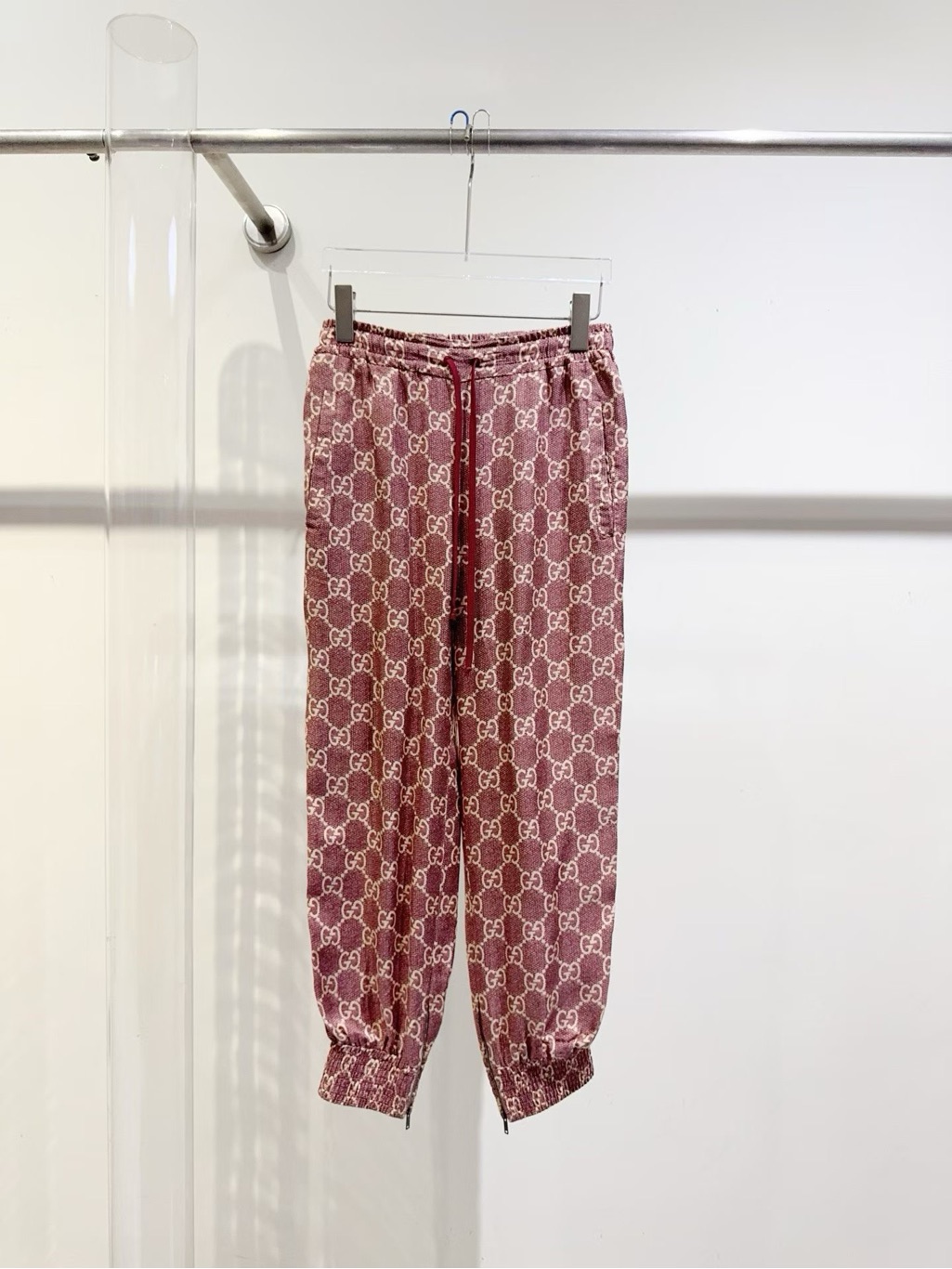 Steal Gucci Pink Gg Logo Track Pants